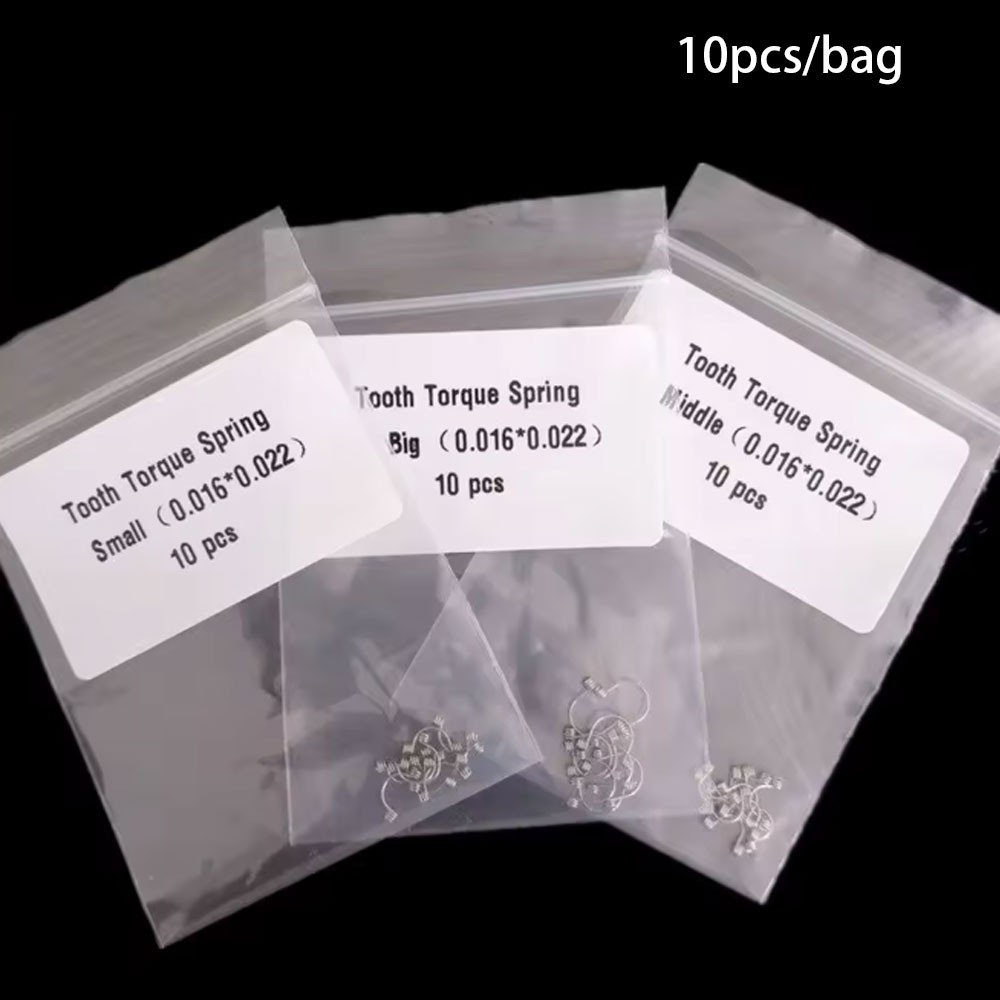 100pcs Dental Ortho Self-Lock Separating Springs Separate Steel Separator Spring
